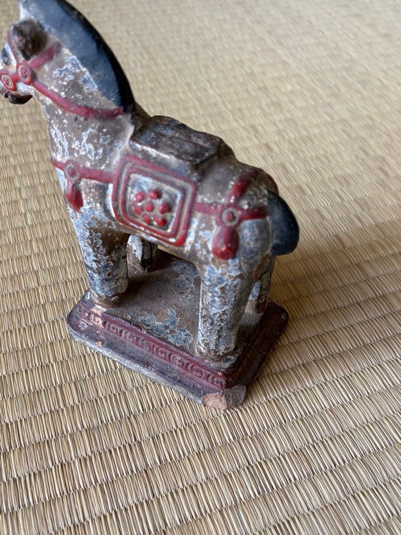 琉球古典焼 馬 陶器製の装飾馬像