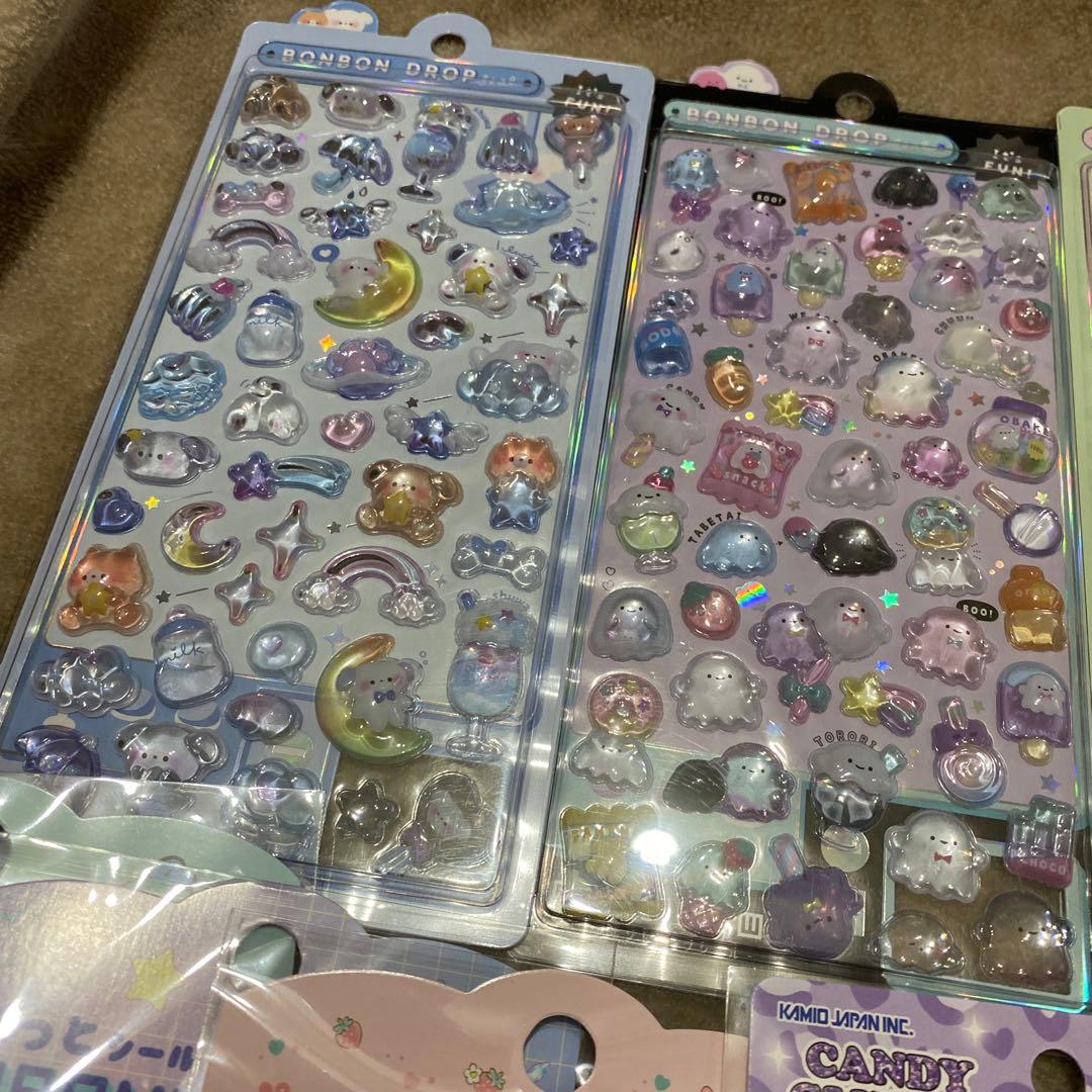ボンボンドロップシール　ぷっくりシール　まとめ売り