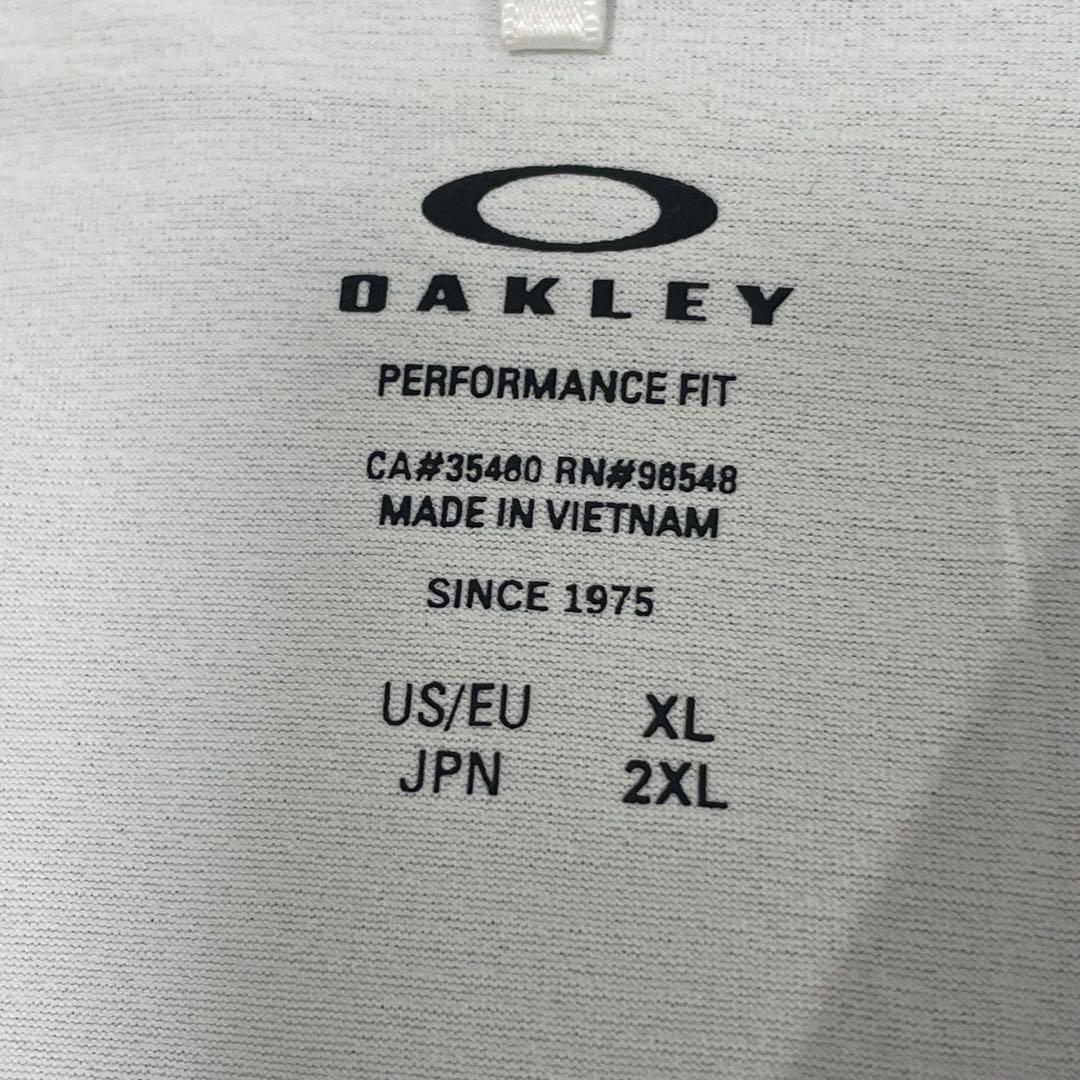 OAKLEY オークリー ゴルフウェア 半袖ハーフジップ 2XLサイズ