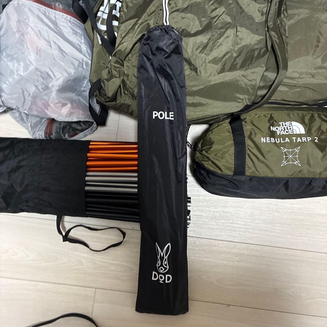 お買い得ノースフェイス　Lander 6テントとNebula Tarp 2セット