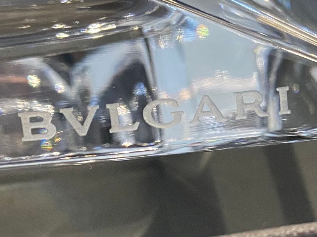 新品に近い美品BVLGARI クリスタルトレイ ブルガリ灰皿小物入れレア商品