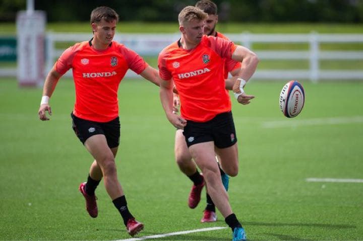 激レア　ラグビーマニア必須！　イングランド代表U20限定試合球
