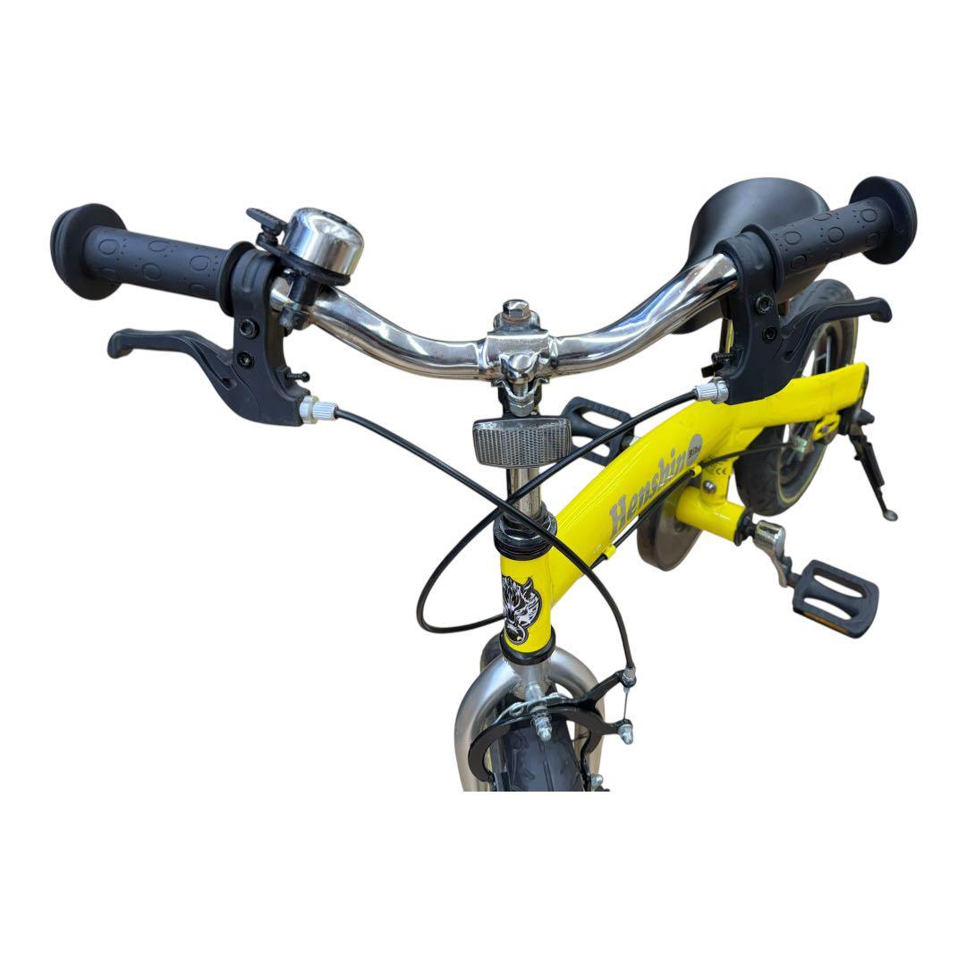 【スタンド付き】Henshin Bike へんしんバイク 12.5インチ イエロ