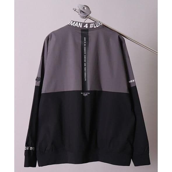 [サンプルSALE /D379 ] LUXE/R ナイロン布帛プルオーバー