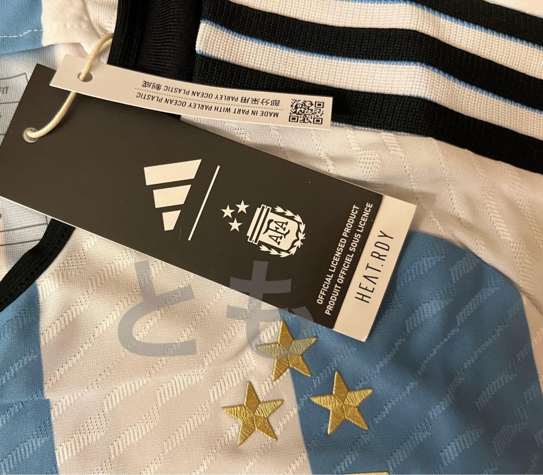 オーセンティック アルゼンチン代表 ユニフォーム Ｍサイズ スリースター メッシ