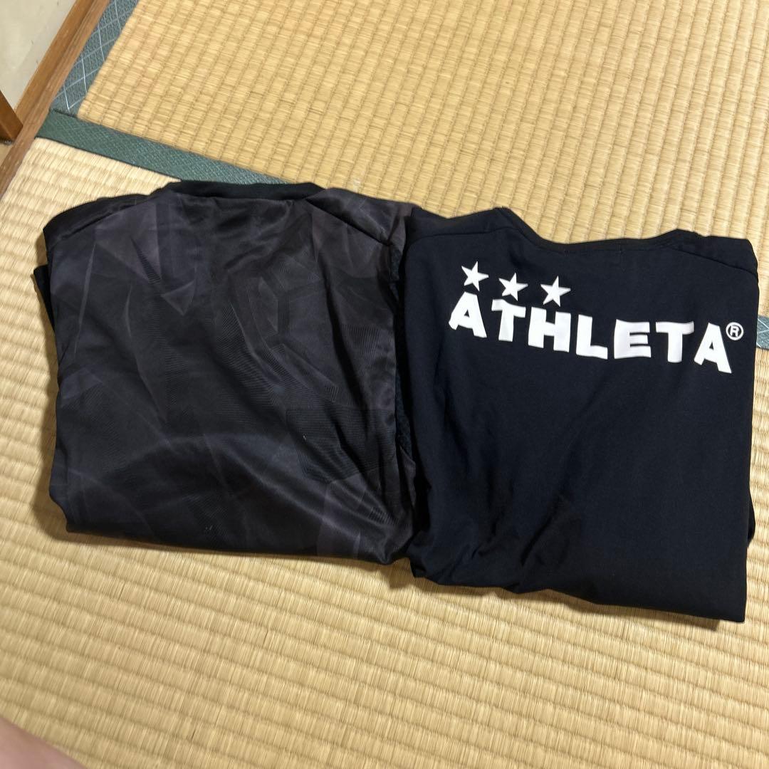 ATHLETA 黒 Tシャツ 160サイズ　ロンT ２枚　長袖