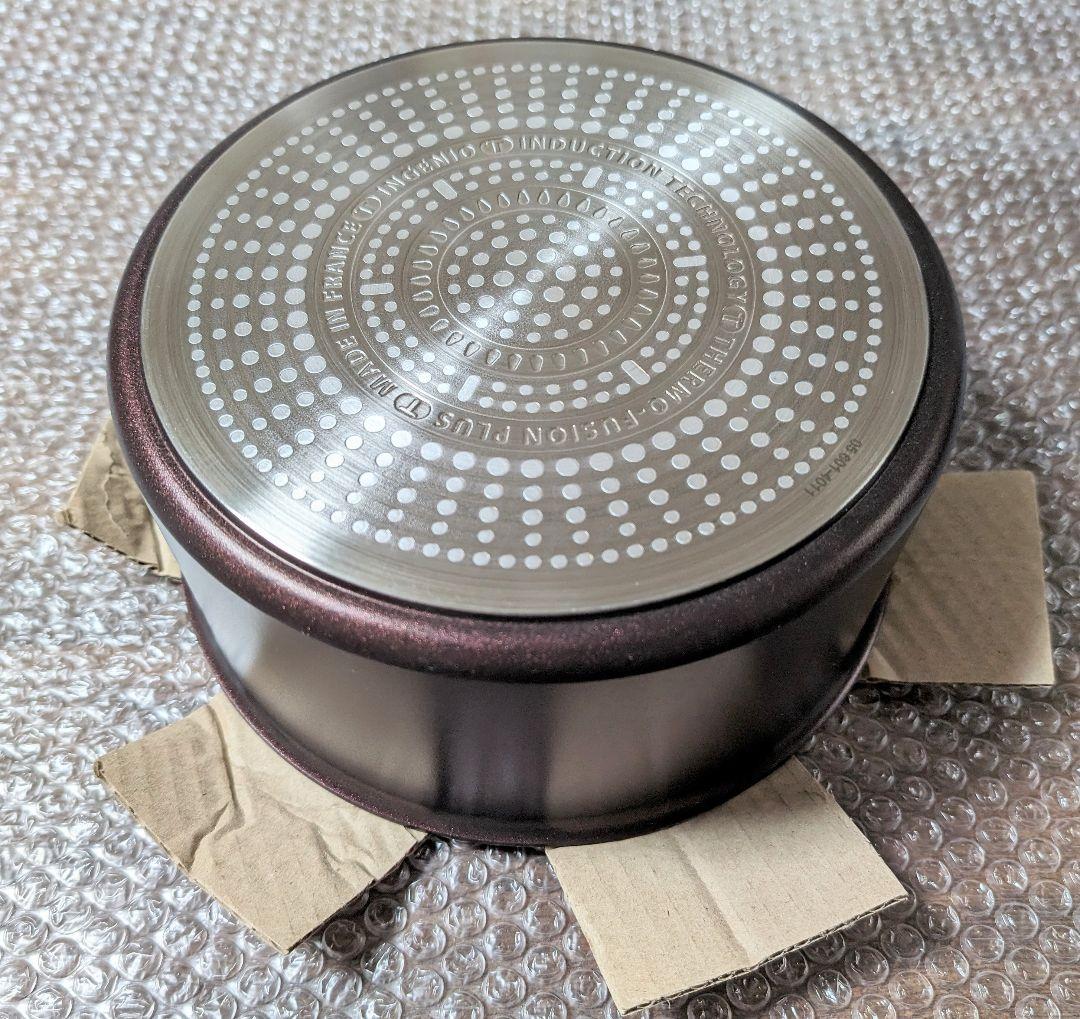新品 ティファール 16,20cmソースパン、ガラス蓋、シールリッド