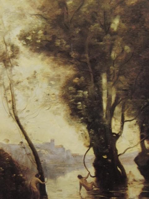カミーユ・コロー、【ボロメ島の浴女たち】、高級画集画、レゾネより