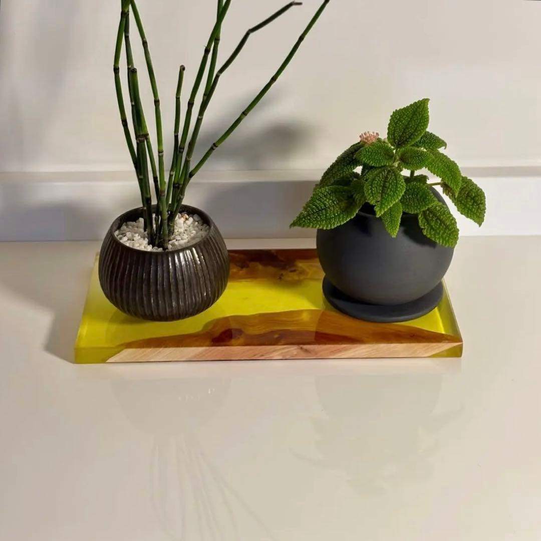 花台 飾り台 木製 おしゃれ 観葉植物 フラワースタンド 敷板トレー 小物置き