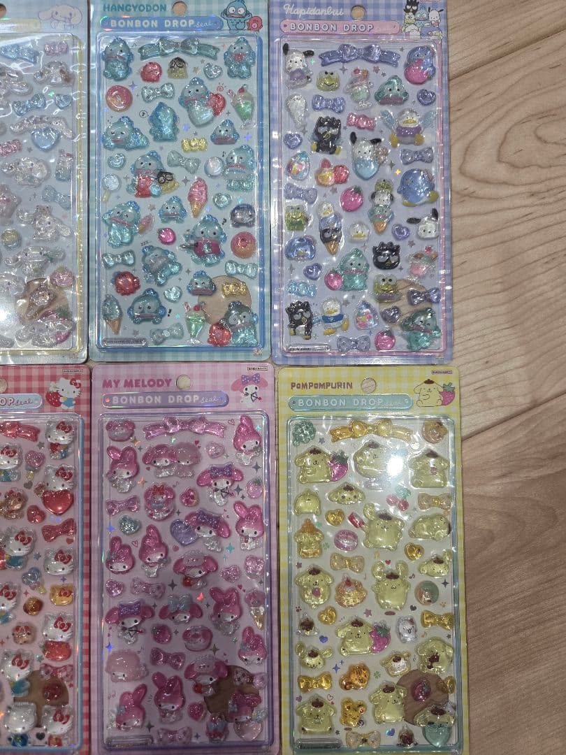 専用ページコンプリートセット　ボンボンドロップシール　サンリオ第二弾　国内正規品