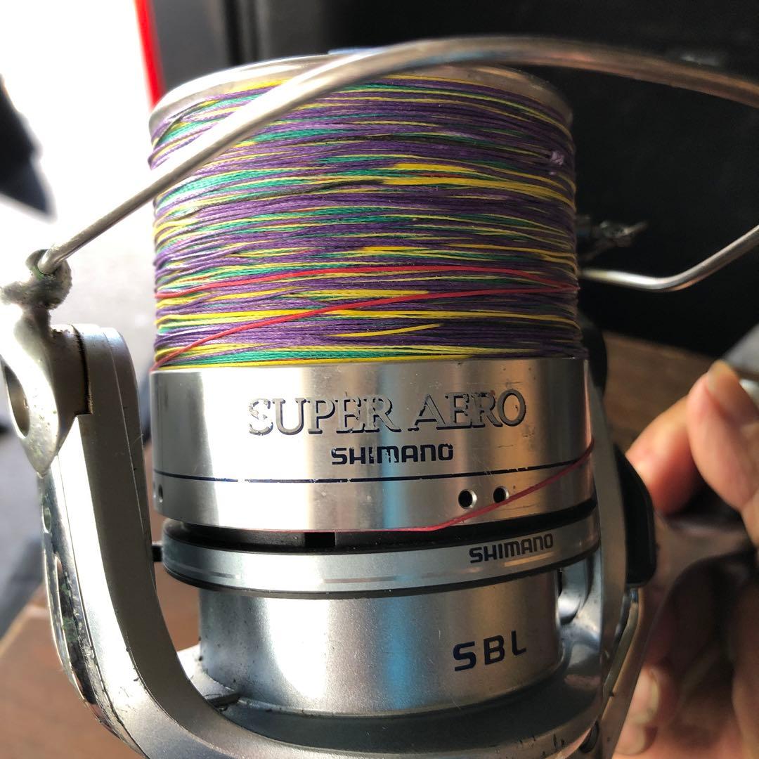 Shimano SBL スピニングリール PEライン予備スプール付き