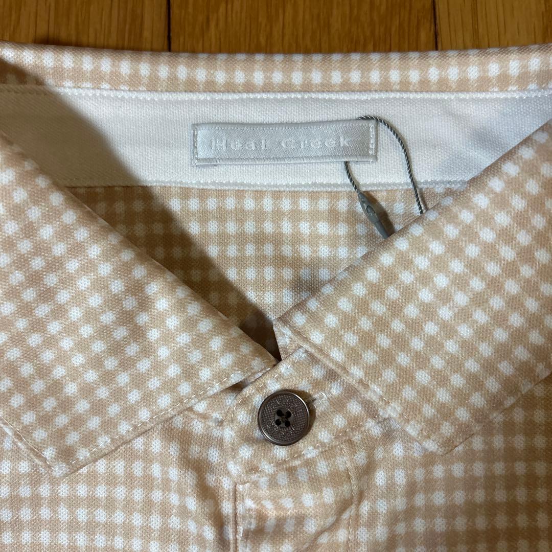 【新品】Heal Creek 長袖チェック　ポロシャツ　ゴルフ　秋冬