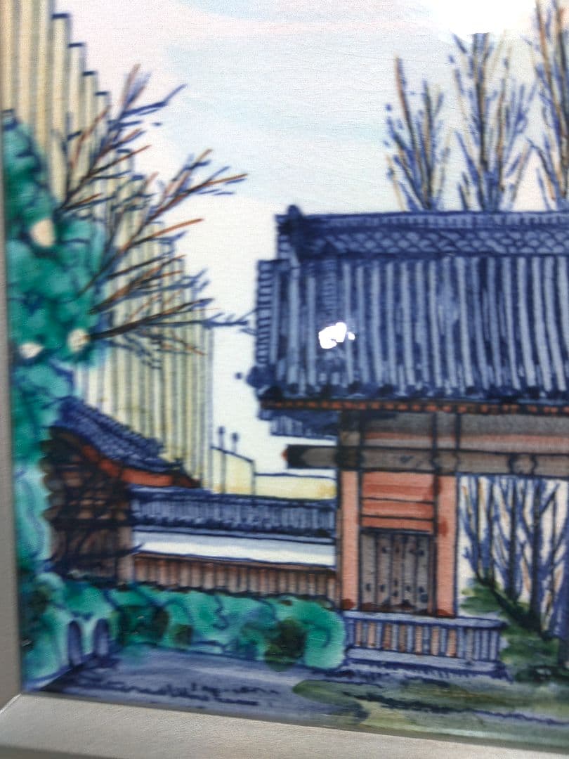 七宝焼の絵