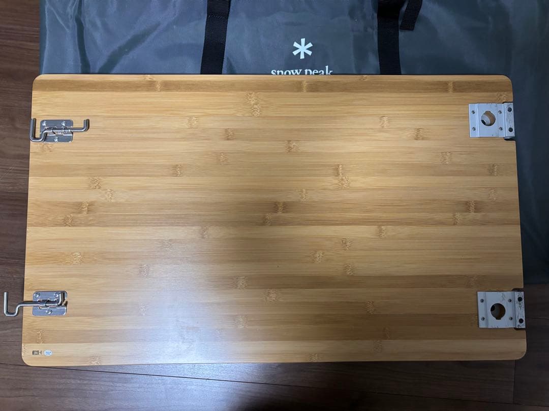 スノーピーク マルチファンクションテーブル竹　IGT キャンプ　ケース付き