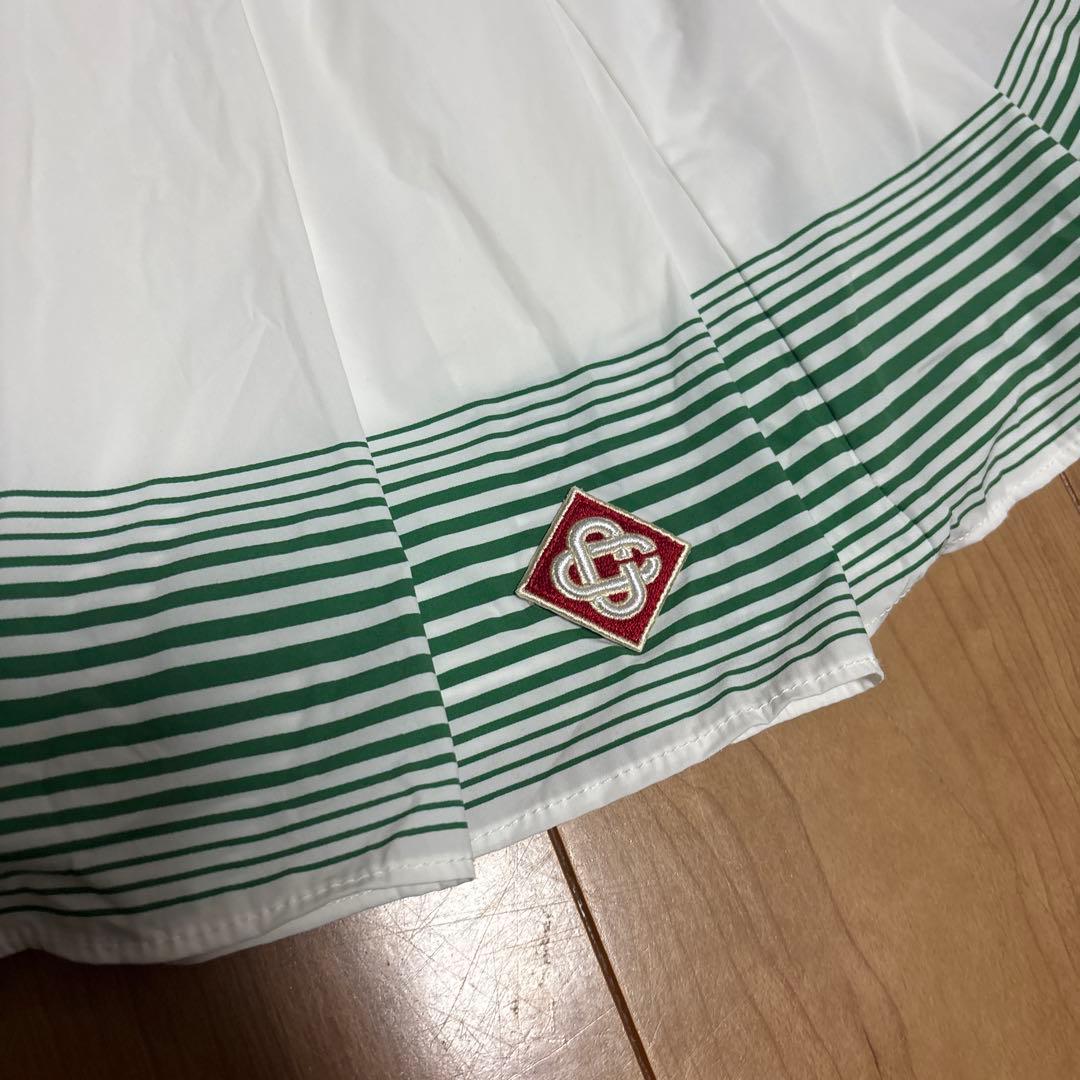 カサブランカ ストライプ プリーツスカート