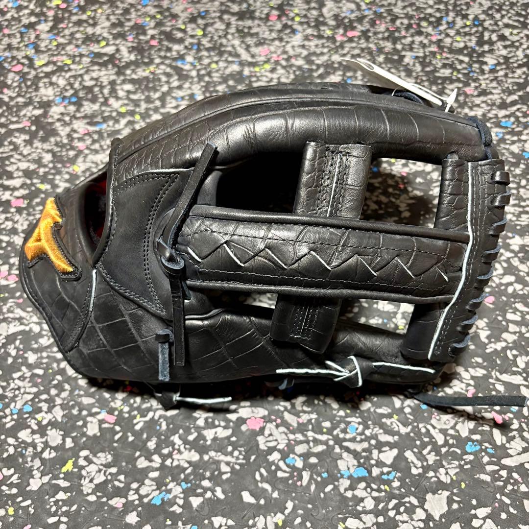 ミズノプロ 松井秀喜モデル ZILLA クロコダイル柄 野球 グローブ 外野手用