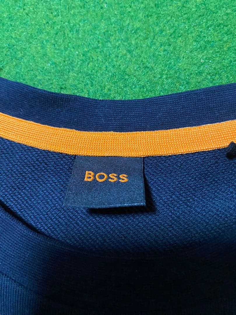 HUGO BOSS ヒューゴボスBLACK メンズ トレーナー ロゴクルーネック