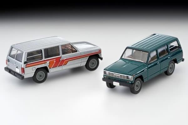 【未開封・TOMYTEC】 日産サファリ　2台セット (LV-N109c/d)