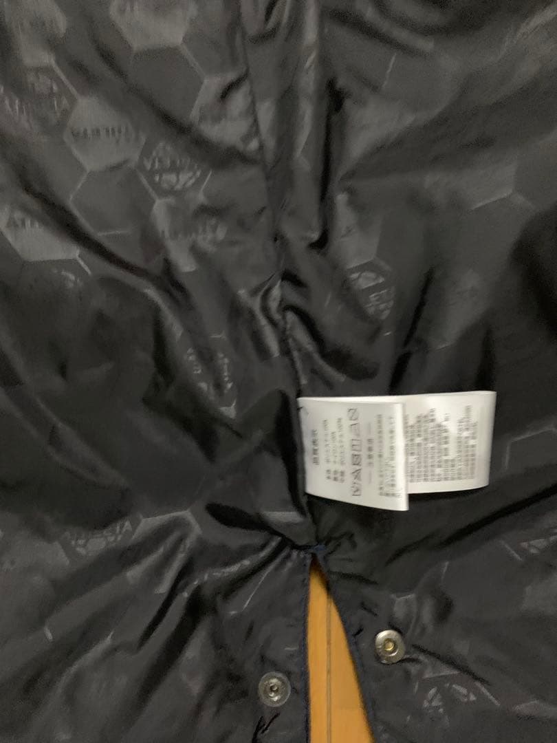 美品　ATHLETA ネイビー迷彩 ベンチコート　160