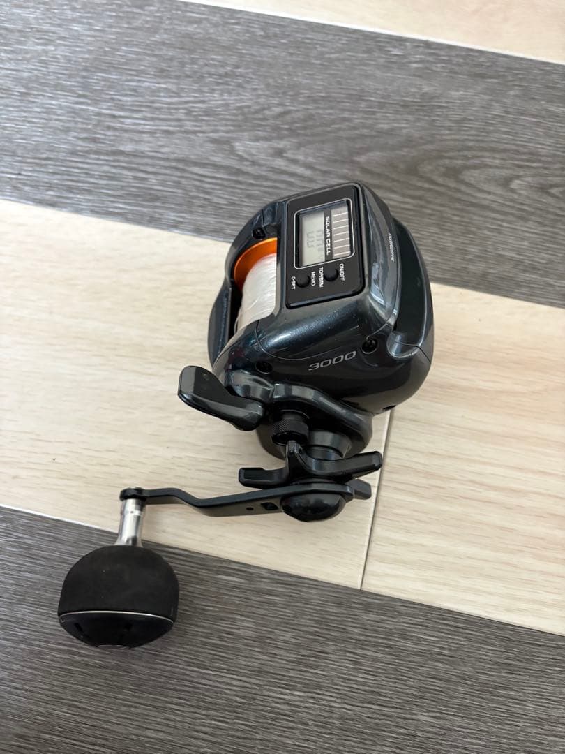 Shimano3000ベイトリール デジタル表示