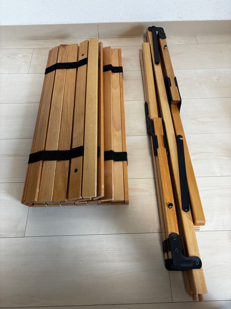 折りたたみ木製アウトドアテーブル　Eifel outdoor Equipment