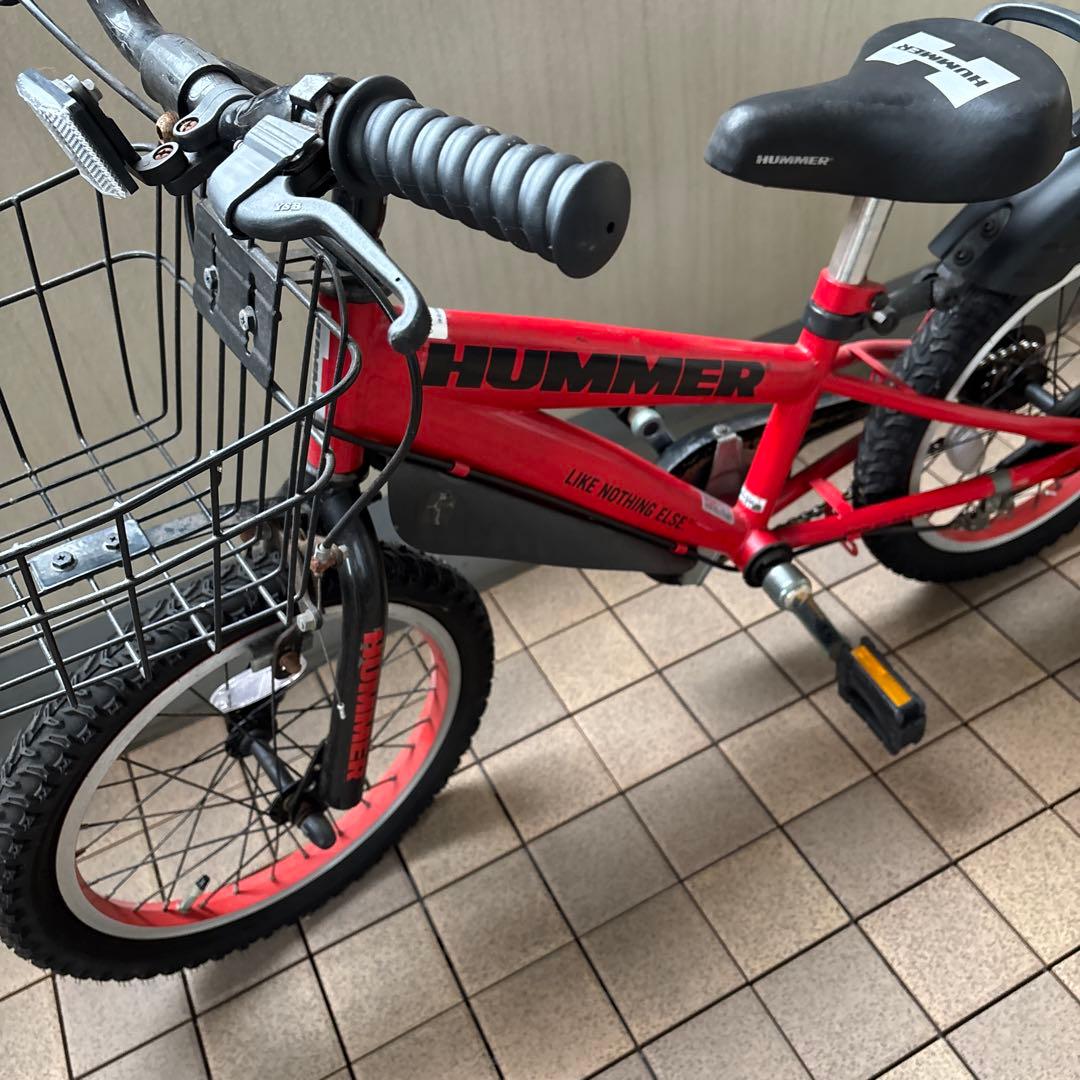 【限界割引価格】ハマーHUMMER子供用幼児用自転車　赤色