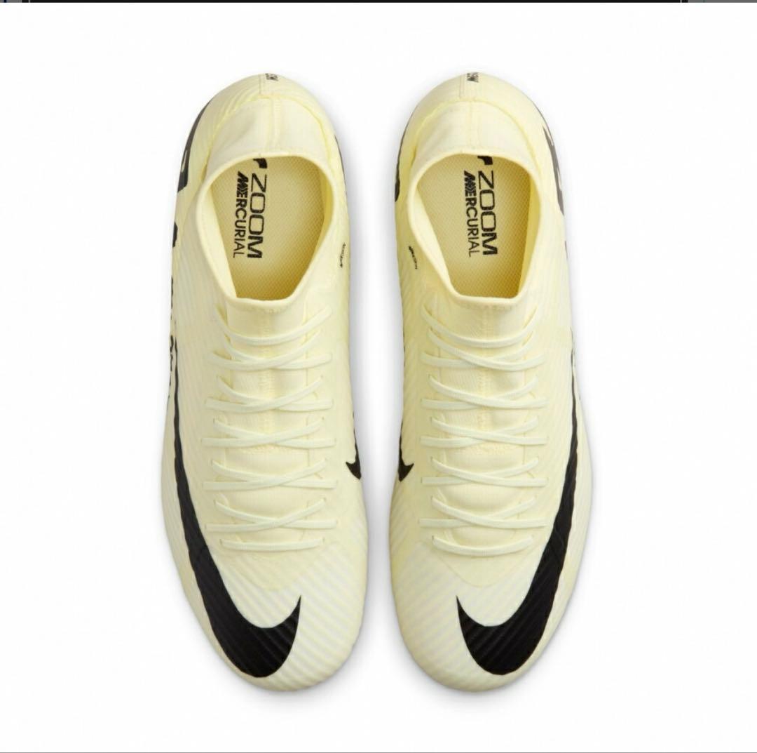 Nike サッカースパイク クリーム×ブラック 24.0cm《新品》