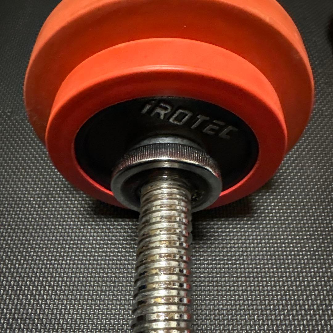 iROTEC ラバー付 ダンベル プレート 合計約20kg