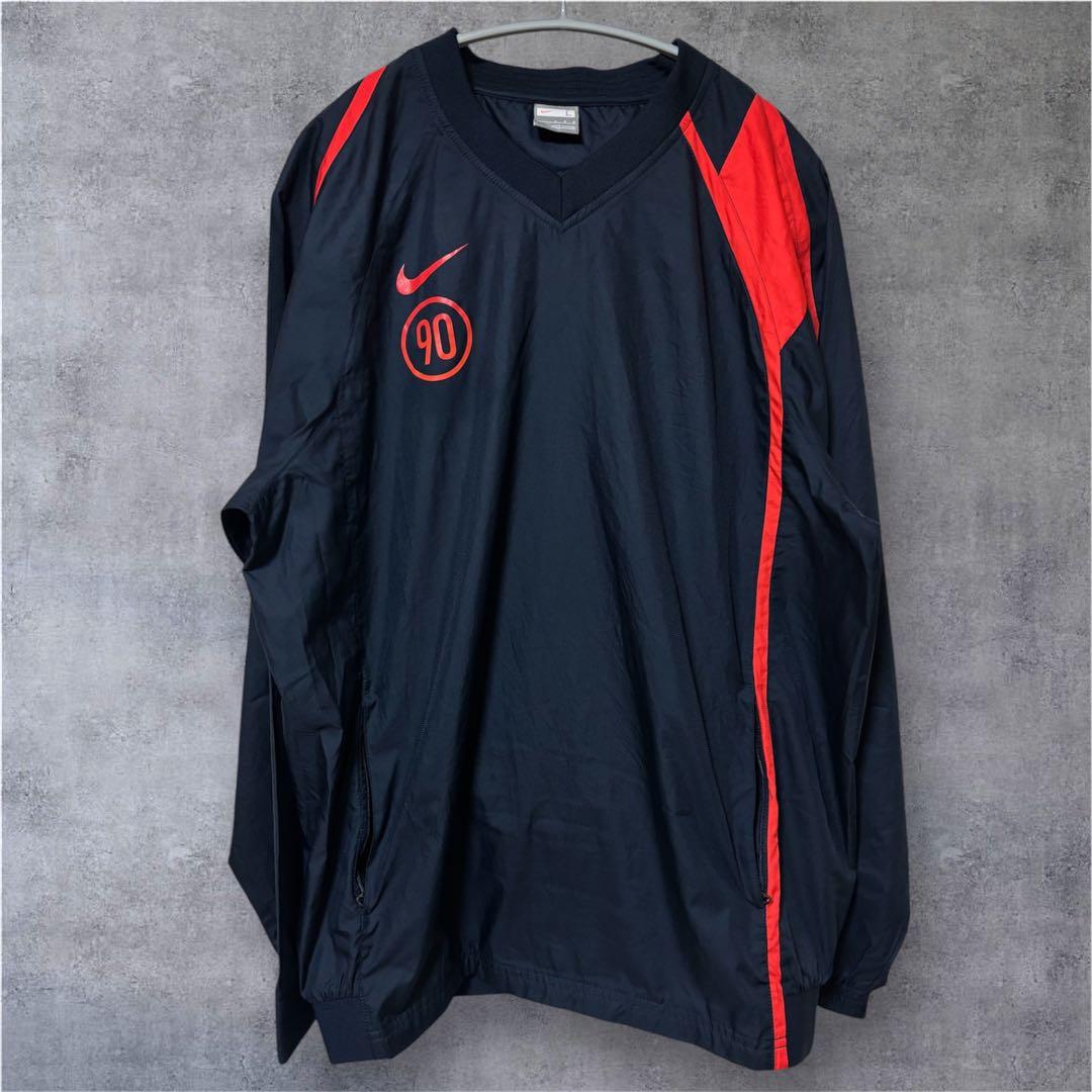NIKE 00s total90 Vneckpullover y2kセットアップ