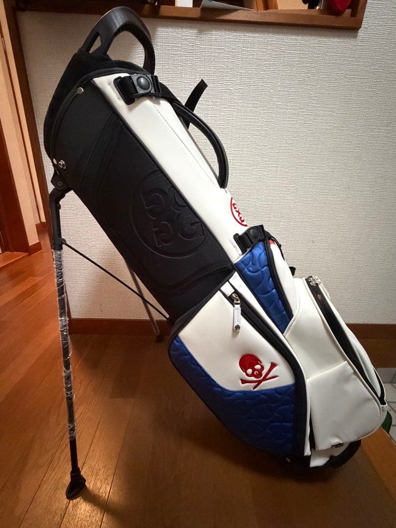 新品 G/FORE スタンドキャディバッグ ホワイト/ネイビー