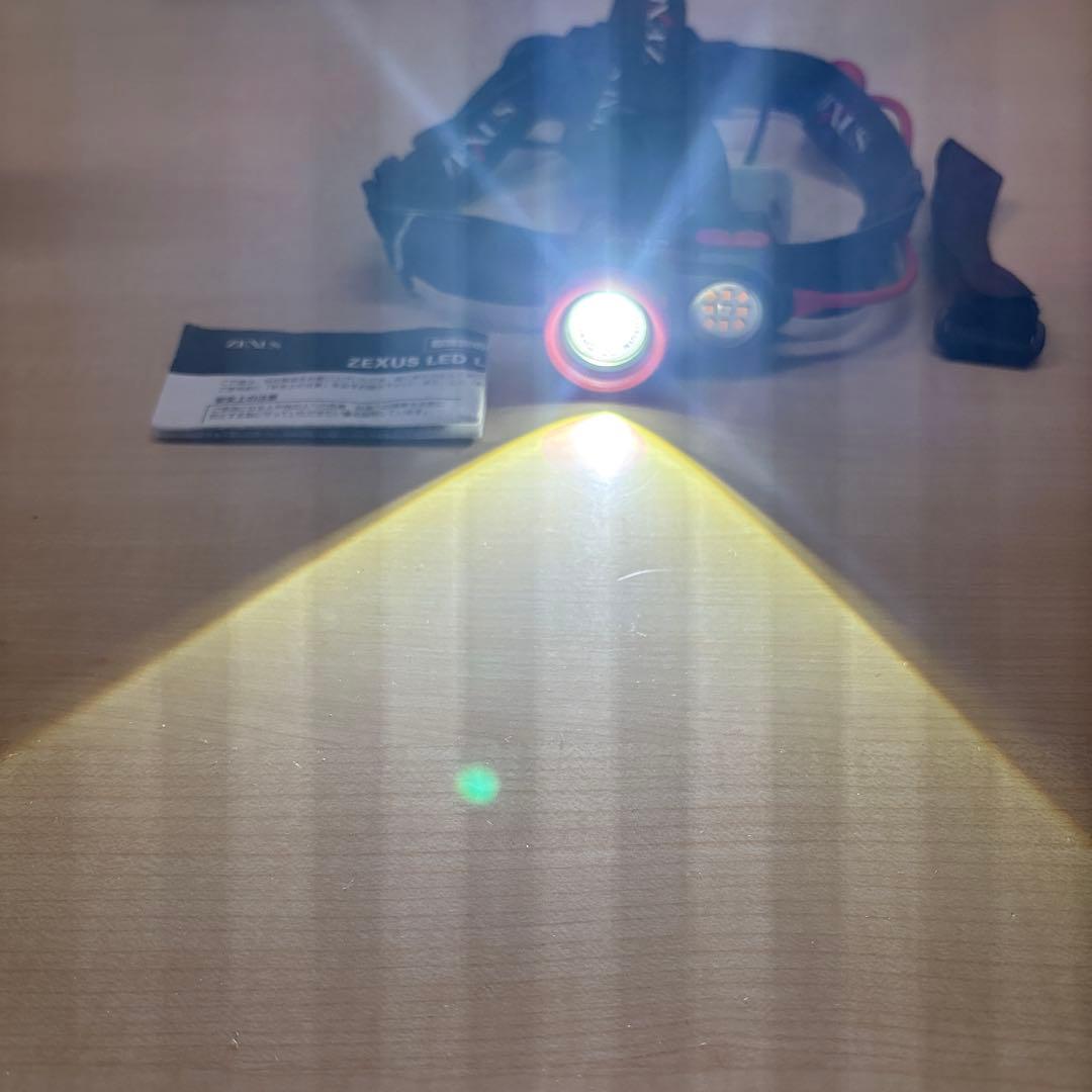ZEXUS LEDヘッドランプ USB充電式