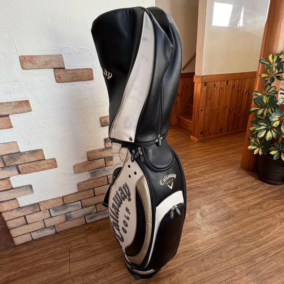 Callaway キャロウェイ レザー キャディバッグ ゴルフバッグ ゴルフ用品