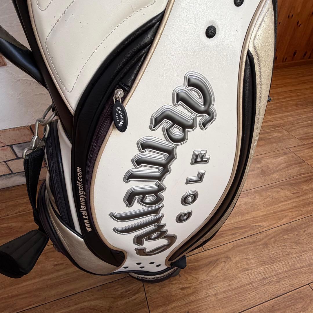 Callaway キャロウェイ レザー キャディバッグ ゴルフバッグ ゴルフ用品