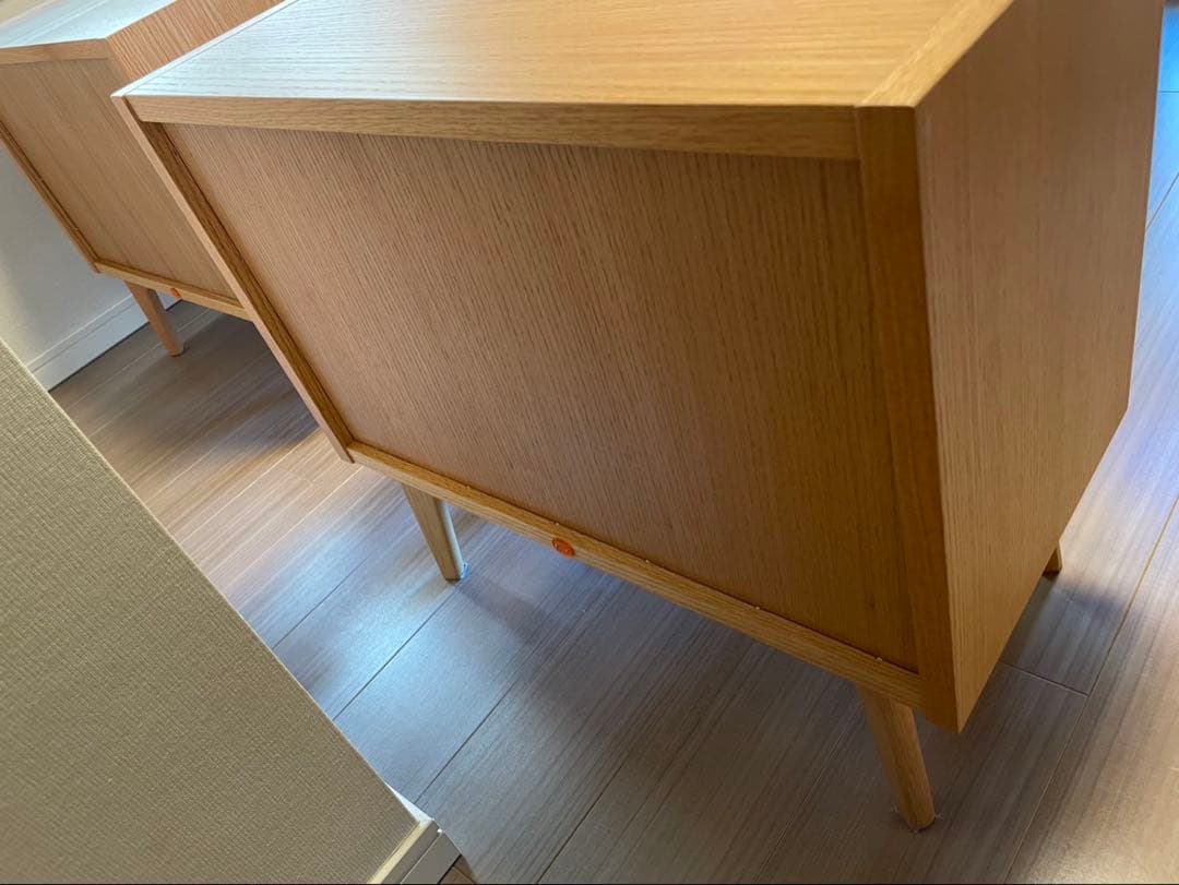 マルニ60+ コンビネーション ガラスドアシェルフ　脚組付き
