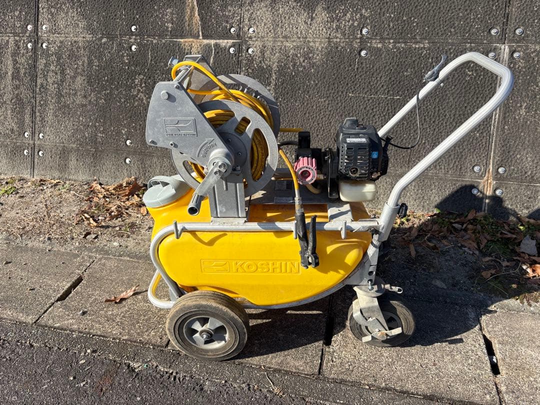 匿*ド様 工進 MS-E2R50T 2サイクルエンジン式小型動噴　ジャンク品！引