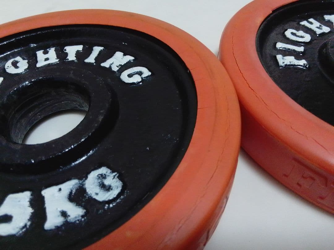 ファイティングロード ラバー付 ダンベル 合計約20kg 28mm セット