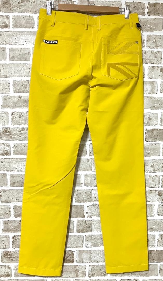 【早い者勝ち❣️】新品 アドミラルゴルフ メンズ ゴルフパンツ M イエロー 黄