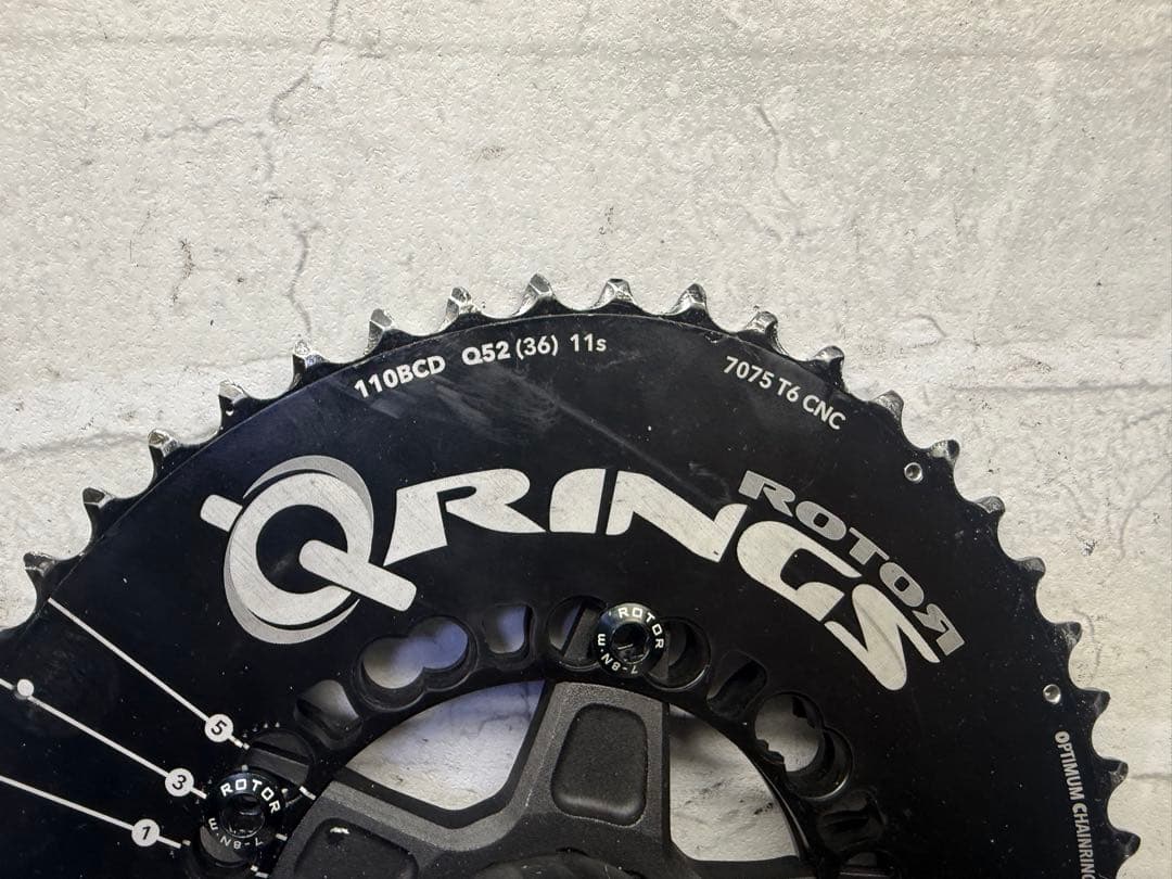 ROTOR Q-RINGS 3D パワーメータークランク　ロードバイク