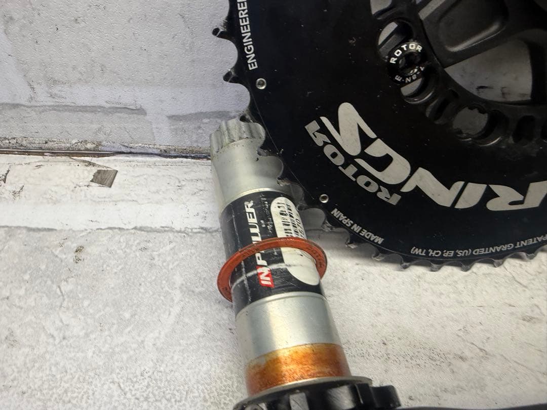 ROTOR Q-RINGS 3D パワーメータークランク　ロードバイク
