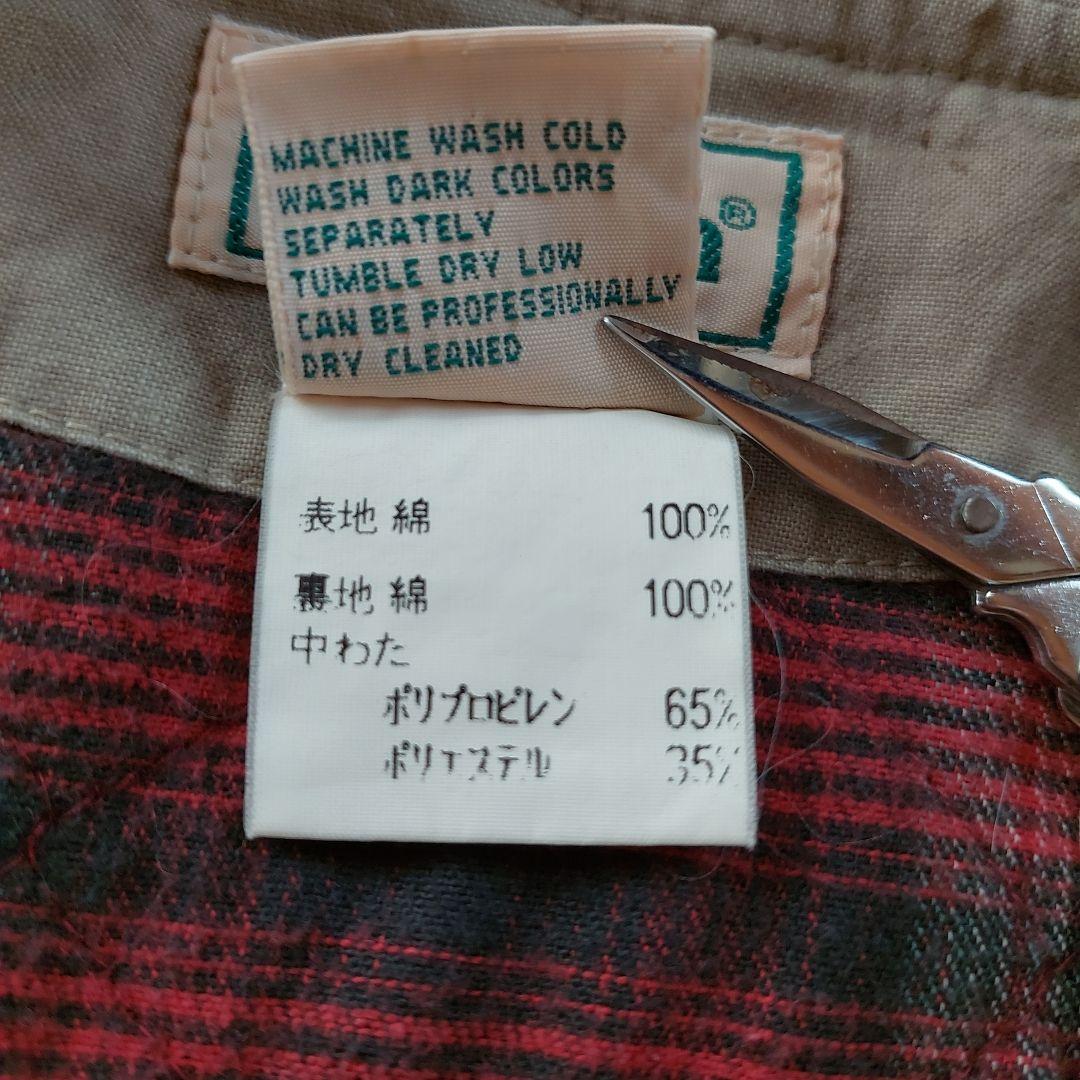 90s　L.L.Bean　中綿キルティング　フィッシング　ハンティングベスト　L
