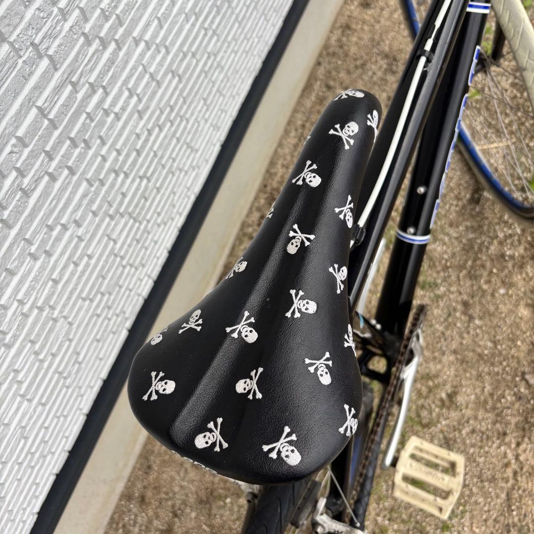 【良品】KONA シングルスピードバイク　ブラック×ブルー×ホワイトカラー