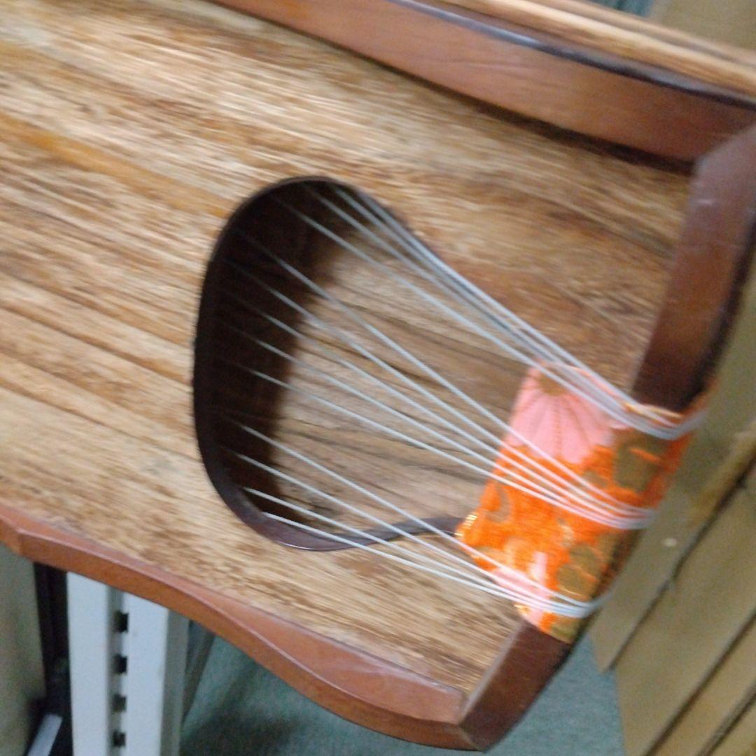 琴　和楽器　弦楽器 13弦　すだれ彫り　YK