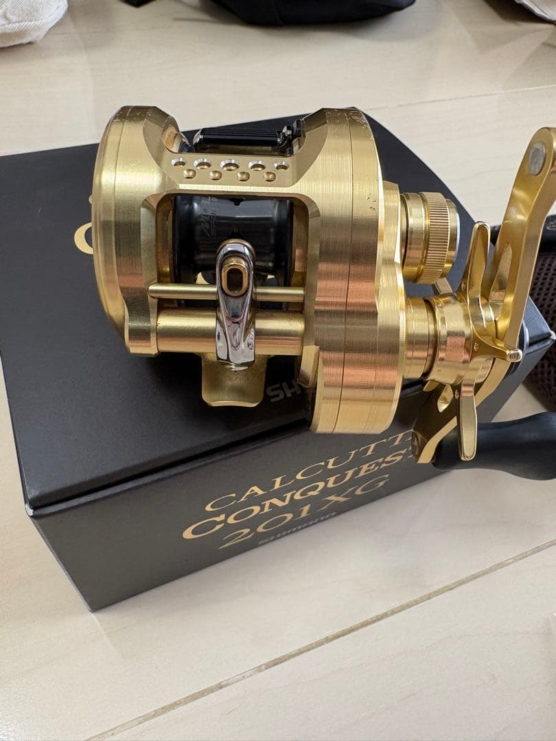 SHIMANO 22 カルカッタコンクエスト201XG 左巻き