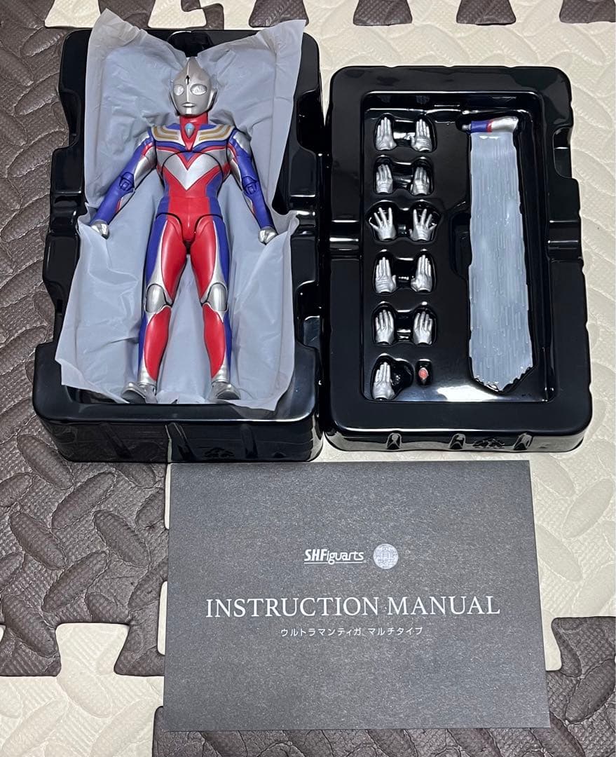 真骨彫製法　ウルトラマンティガ　マルチタイプ　(箱は初版、本体は再販版)