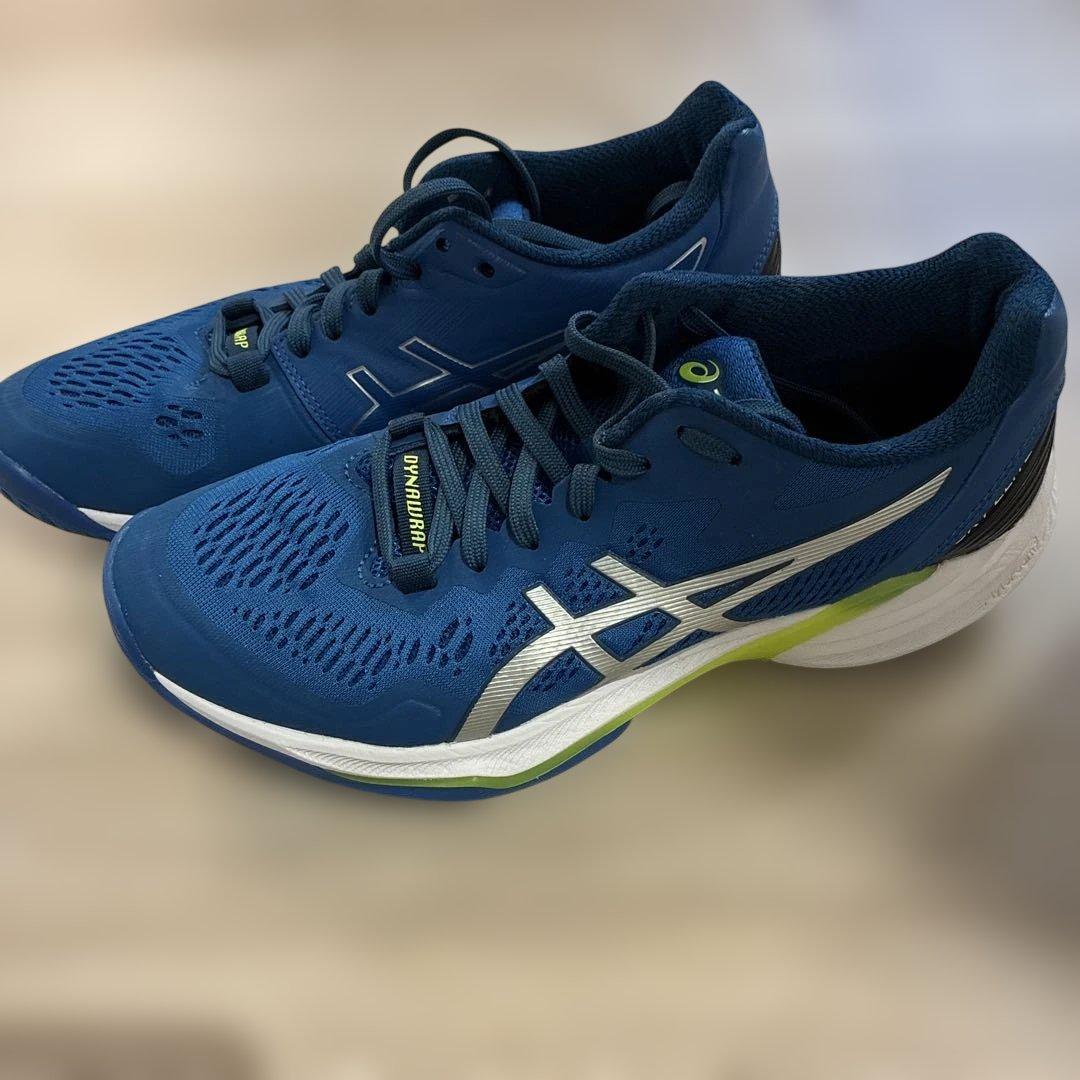 asics DYNAWARP バレーボールシューズ 青　25.5cm