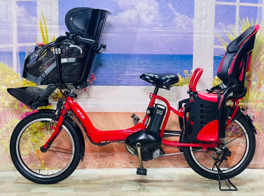 ヤマハパスキス⭐️人気モデル！子供乗せ電動アシスト自転車Y3617