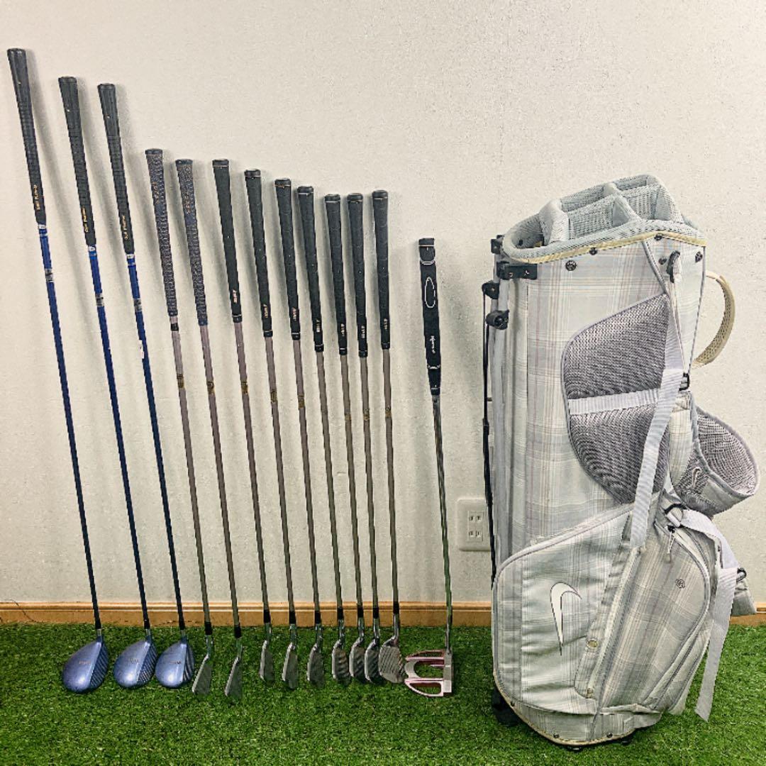 初心者　レディース　ゴルフ　セット　HONMA ホンマ　ピンクモグラ　NIKE
