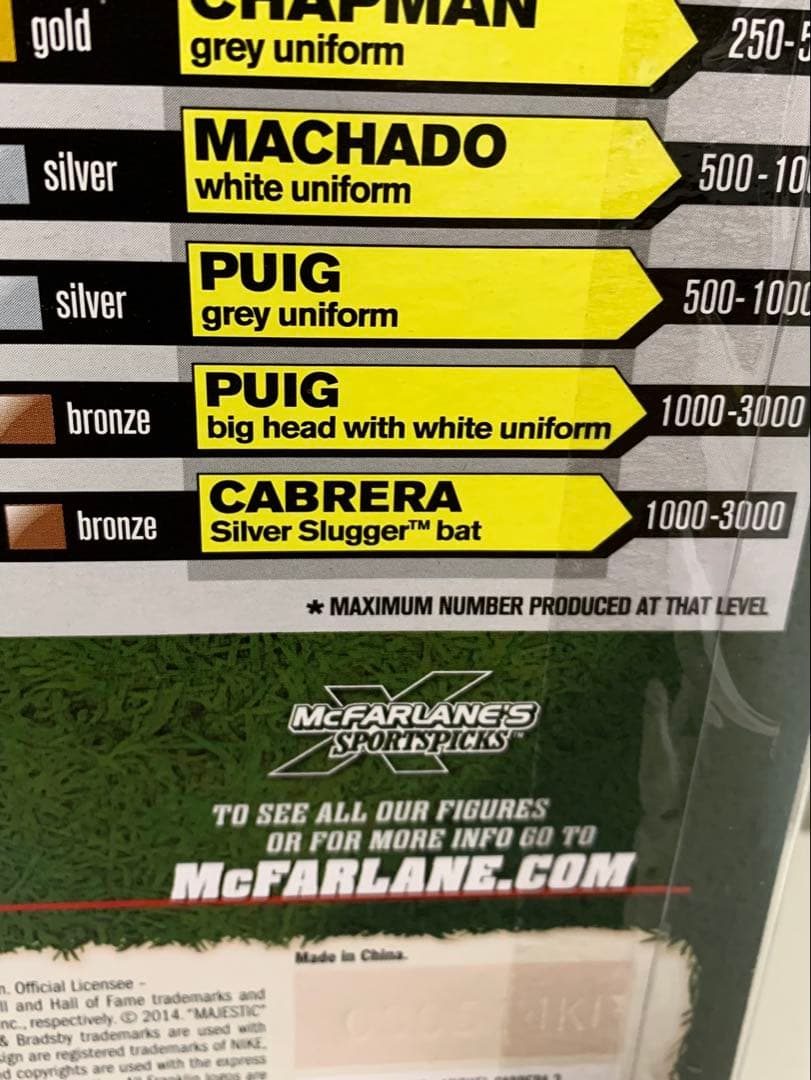 Mcfarlane マクファーレン MLBフィギュア ミゲル・カブレラ