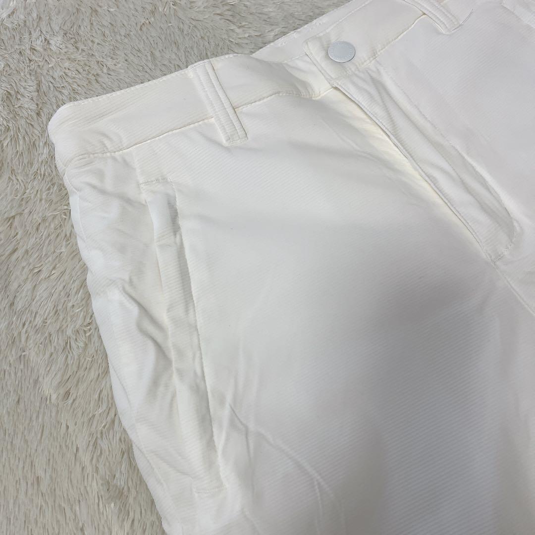 美品　PEARLY GATESパーリーゲイツ　中綿　ストレッチパンツ　０　白