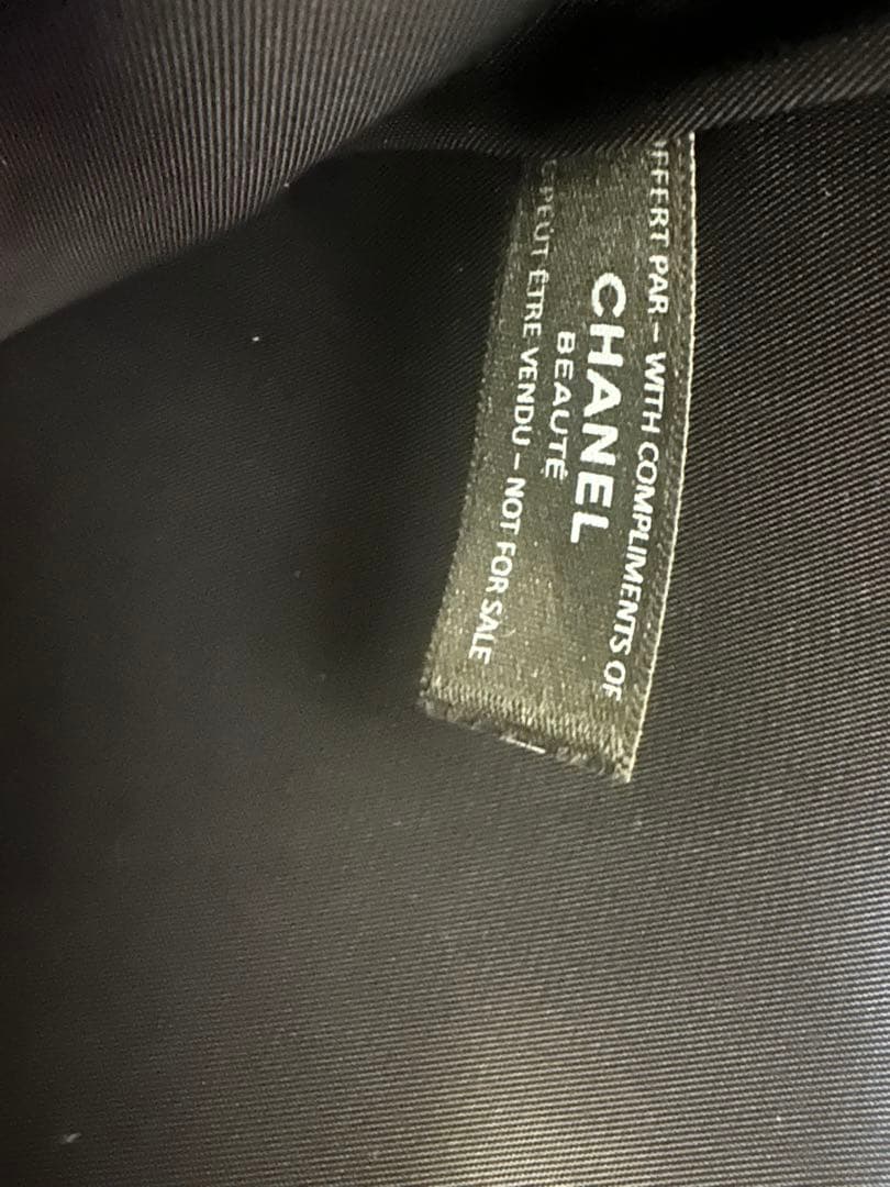 CHANEL スパンコール トートバッグ グレー　ノベルティ